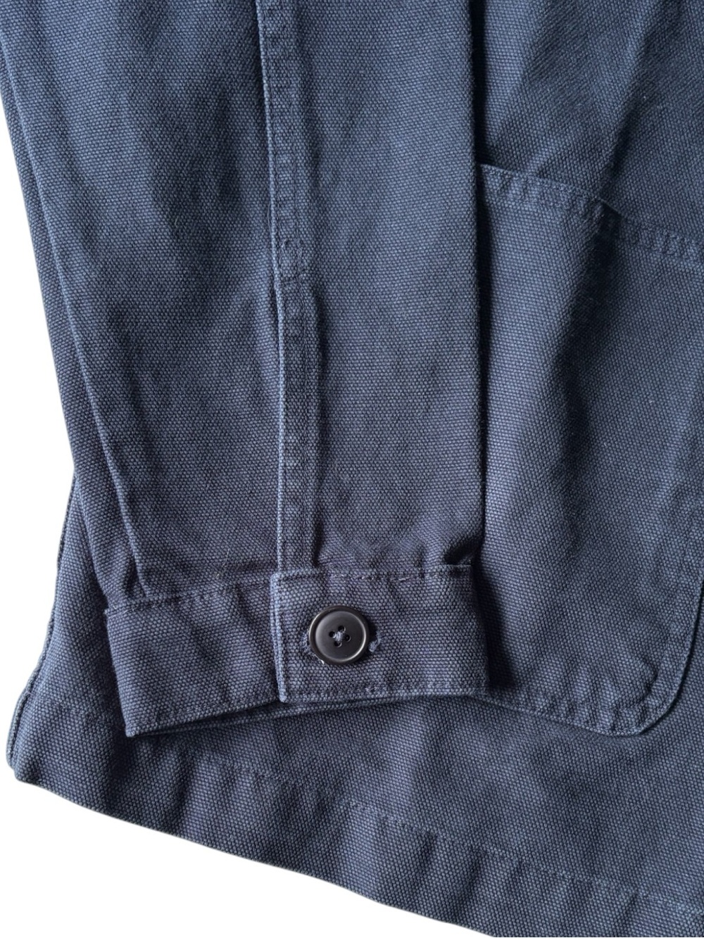 Lafaurie Braque Painter’s Jacket in heavy canvas -Blue | Large - Picture 10 of 15